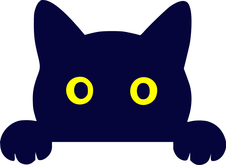gatto che sbircia